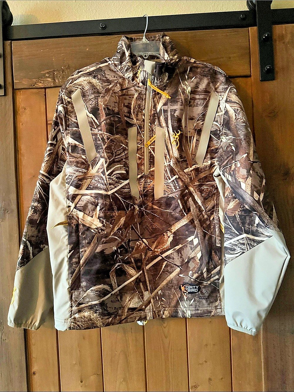Browning Dirty Bird Max-5  Soft Shell 1/4 Zip Pullover Medium.